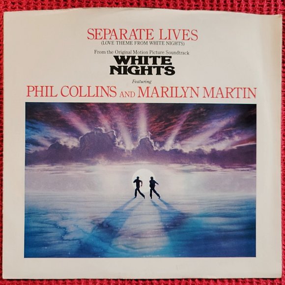 VINYL COLLECTORS -> Phil Collins - RARE Promo Copy 45RPM - Separate Lives - Picture 1 of 4